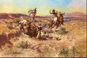 Charles M Russell The Broken Rope oil painting picture wholesale